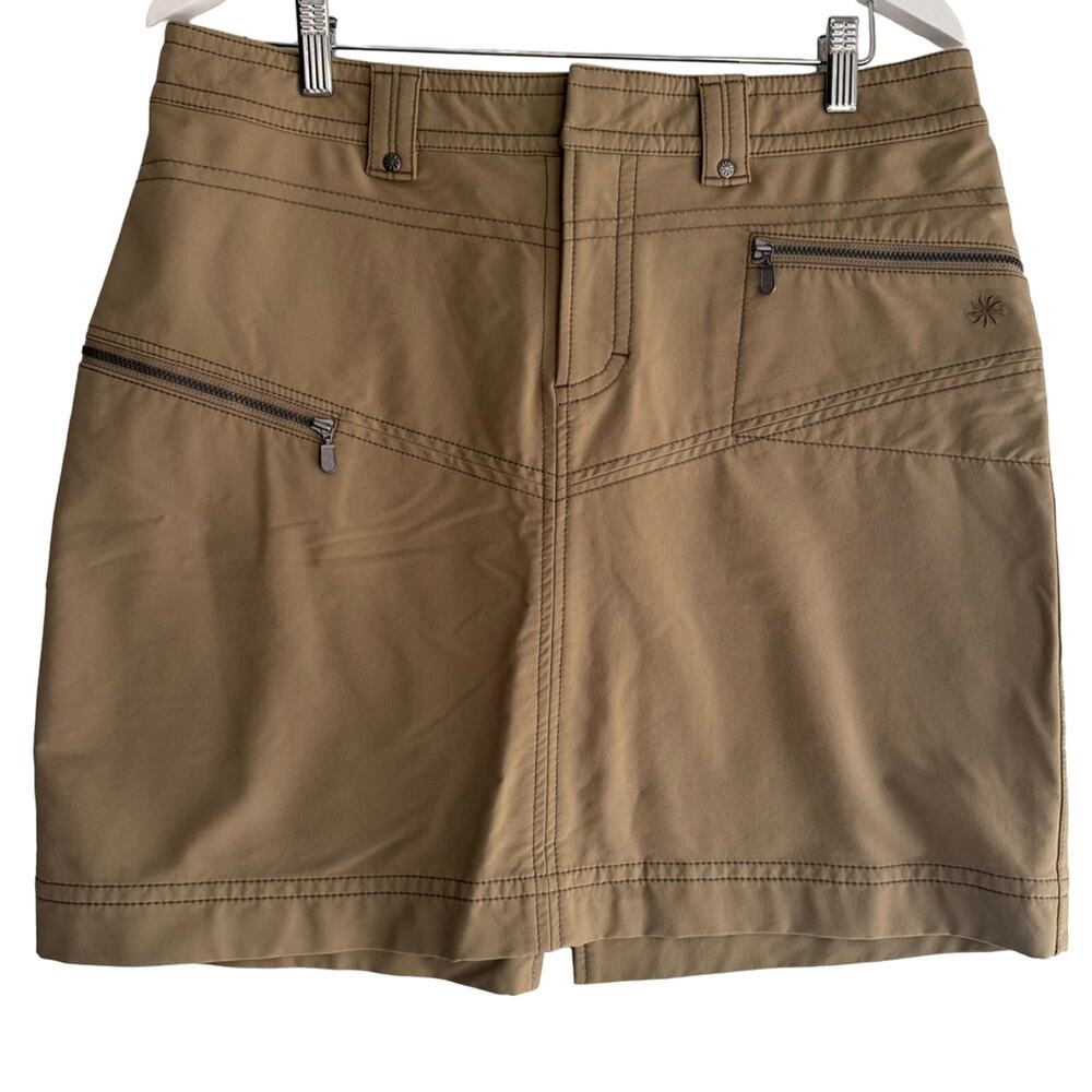 Athleta | 12 | Tear Away B4 U Play Khaki Skirt